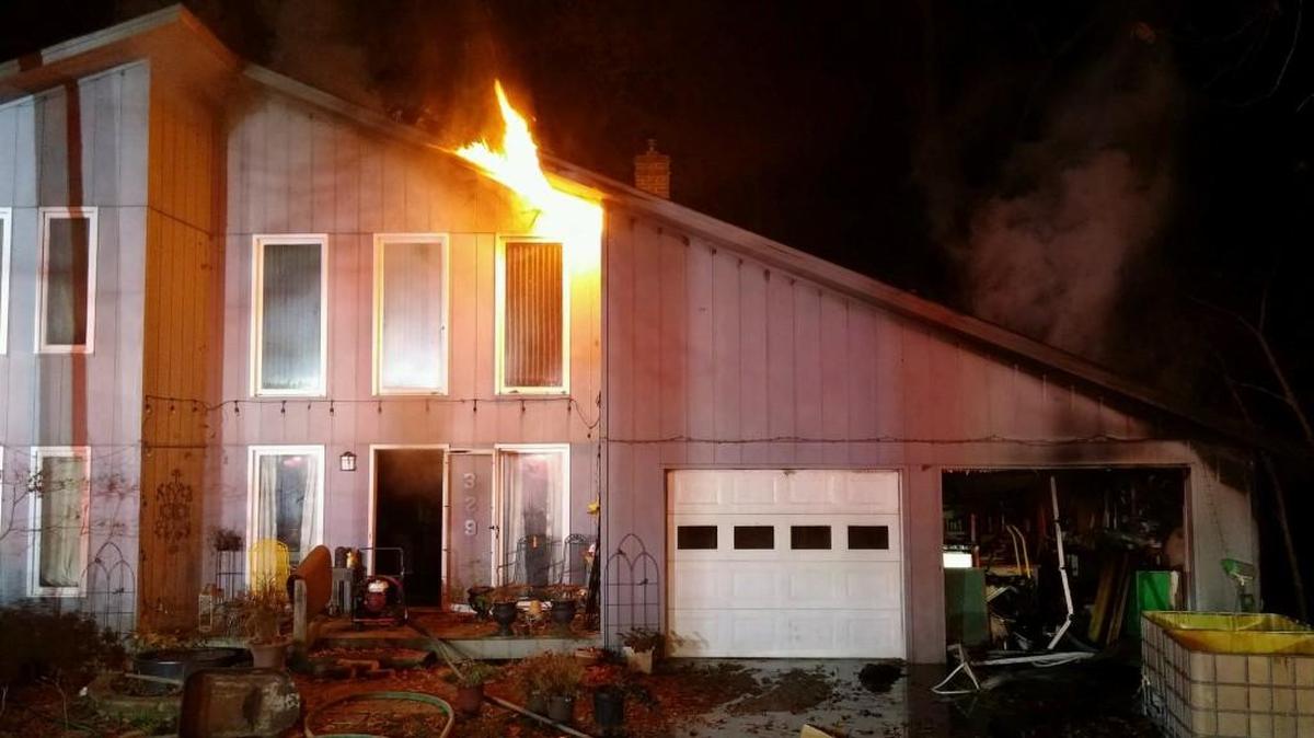 Six people were displaced, four of them children, after a fire Sunday night at this home at 329 Shurley St. in Rock Hill, South Carolina fire officials said. No injuries were reported
