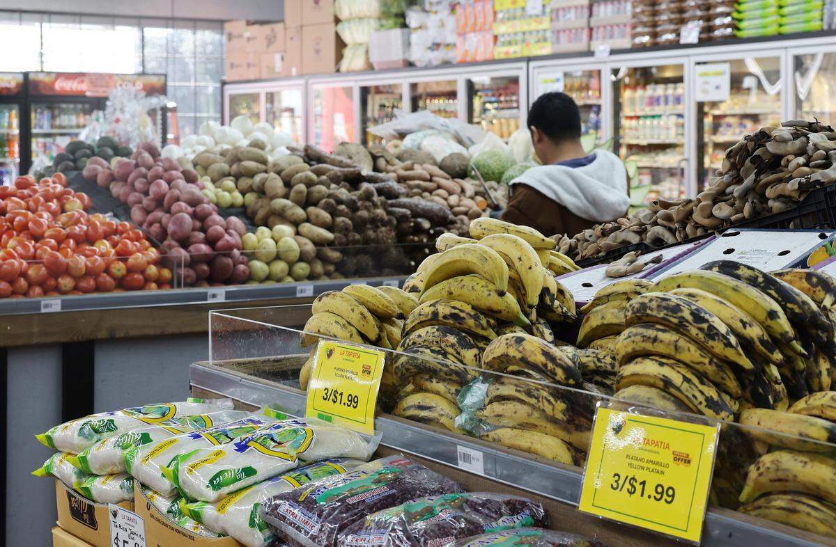 The La Tapatia Supermercado in Rock Hill, S.C. was nearly empty Monday, and had been over the weekend. Management worried about how long produce would stay fresh if customers don’t come soon, a slowdown the store attributes to immigration enforcement in Charlotte.