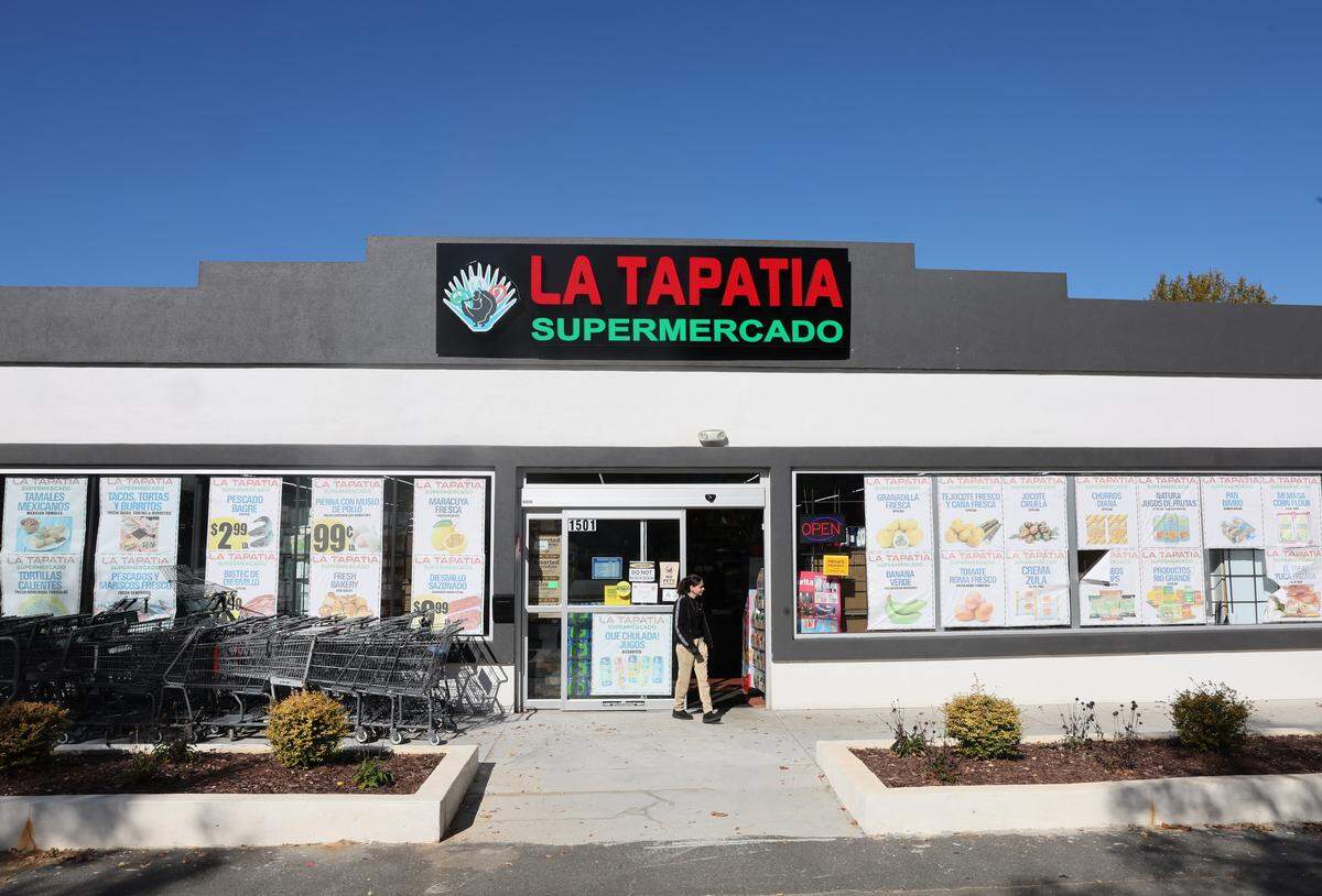 The La Tapatia Supermercado in Rock Hill opened in May. This weekend, the company has struggled to get employees or customers as an immigration enforcement campaign is ongoing in Charlotte.
