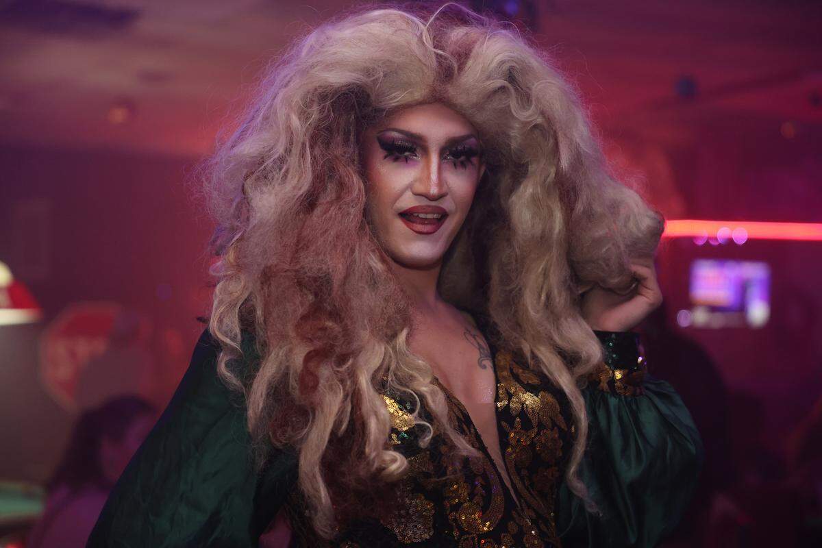 Will Lattman, known as Seveene Eleveene, hosts Karaoke night at The Hideaway in Rock Hill, S.C.