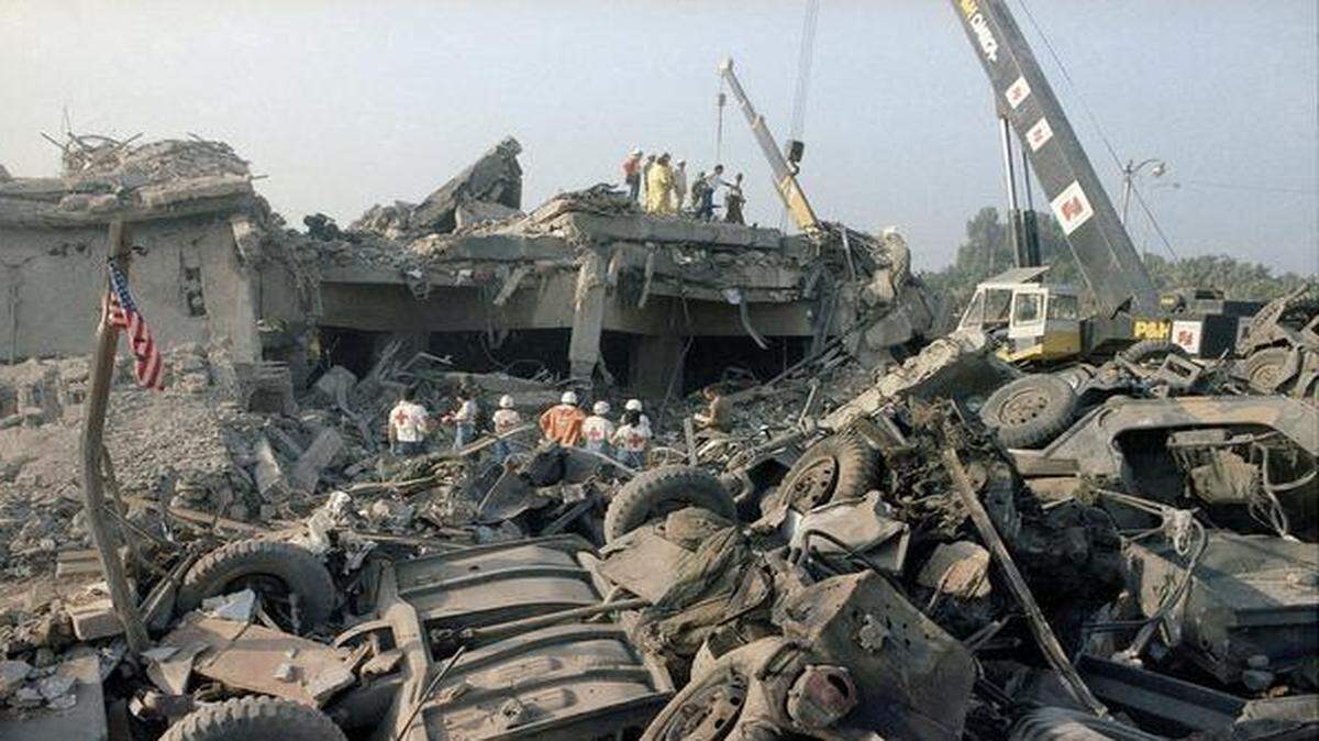 
In 1983, a suicide bombing of the U.S. Marines barracks in Beirut, Lebanon, killed 241 U.S. service members. 
