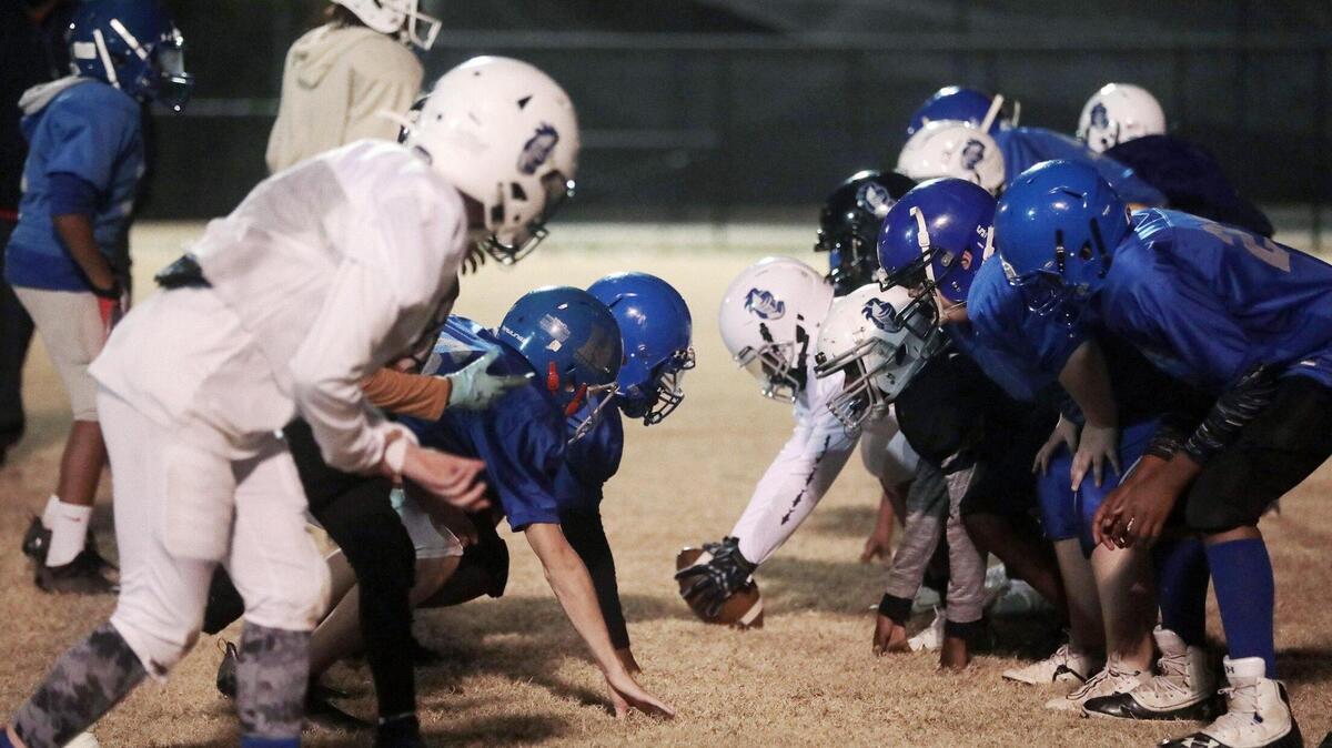 Municipal sports programs in Rock Hill will have higher fees for people who live outside city limits after a vote on Monday. In this 2021 file photo, the Rock Hill Gray All Stars football team practices at Hargett Park.