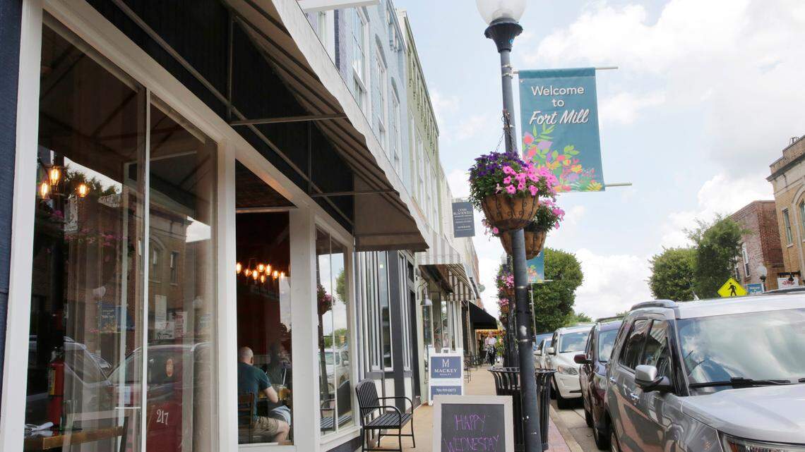 Fort Mill, shown here, is one of the fastest growing towns in the country. New U.S. Census Bureau estimates show only a dozen cities or towns with 20,000 or more people grew at a faster rate from 2022 to 2023.