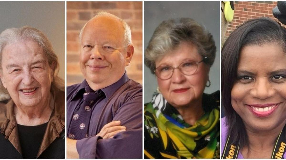 From left, Dr. Dixie Goswami, Dr. Vernon Burton, The Hon. Betty Jo Rhea, and Karen Alexander are the four recipients of this year’s annual Governor’s Awards in the Humanities.