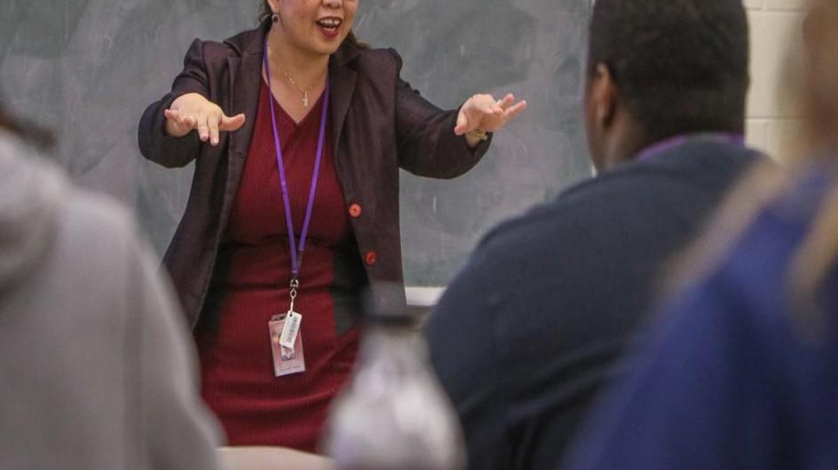 Mimi Dabajo, from the Phillipines, teaches in Batesburg-Leesville High’s science department.