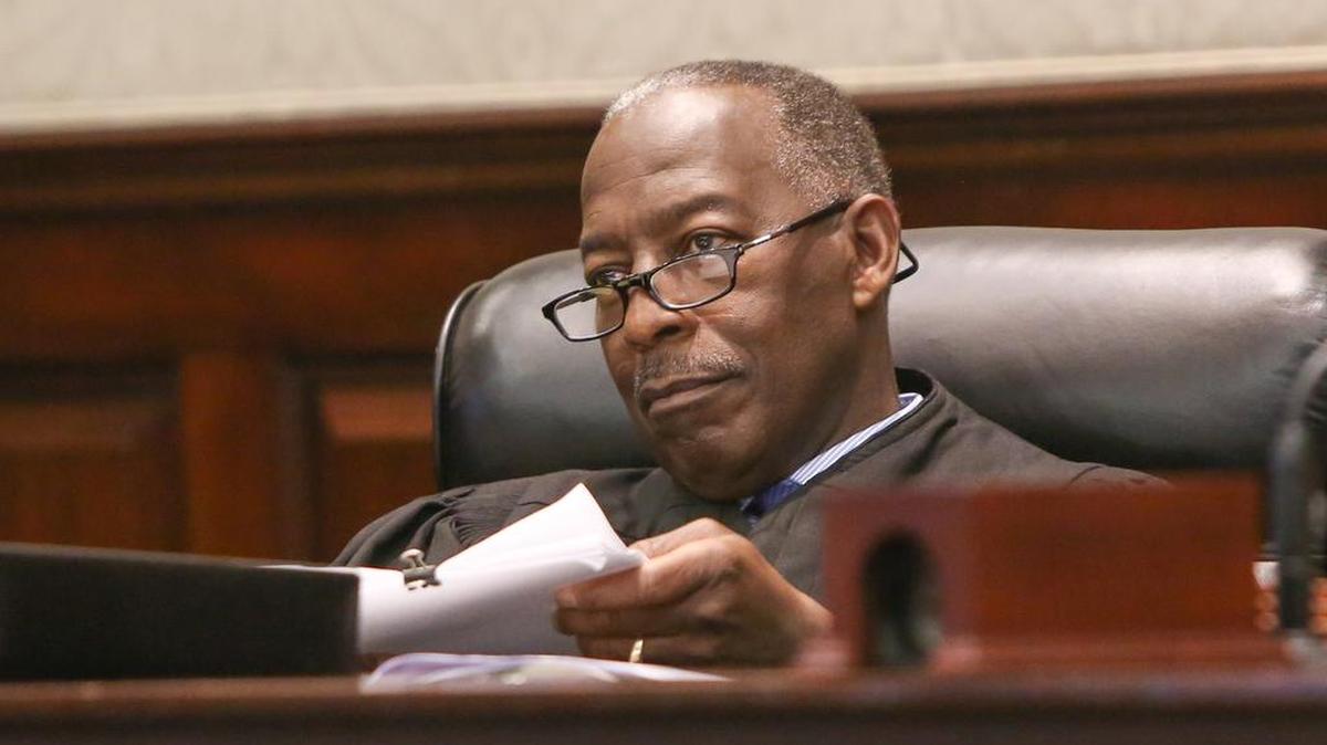 South Carolina Supreme Court Justice Donald Beatty during a June hearing