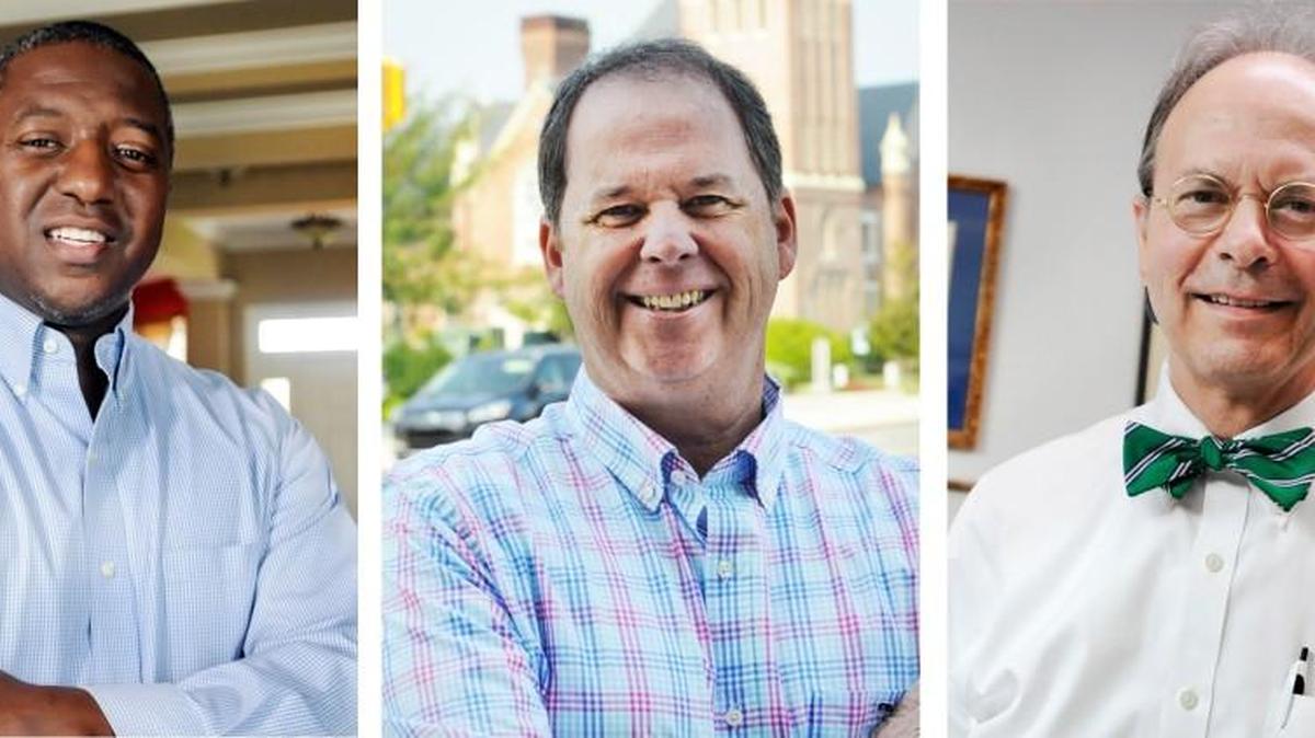 From left: William “Bump” Roddey, John Gettys, Duane Christopher