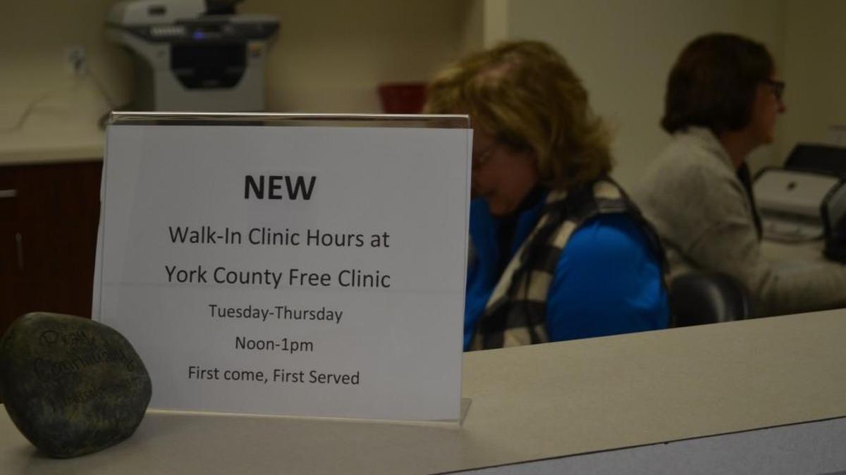 The York County Free Clinic on Oakland Avenue in Rock Hill has expanded hours and is now accepting walk-in patients.
