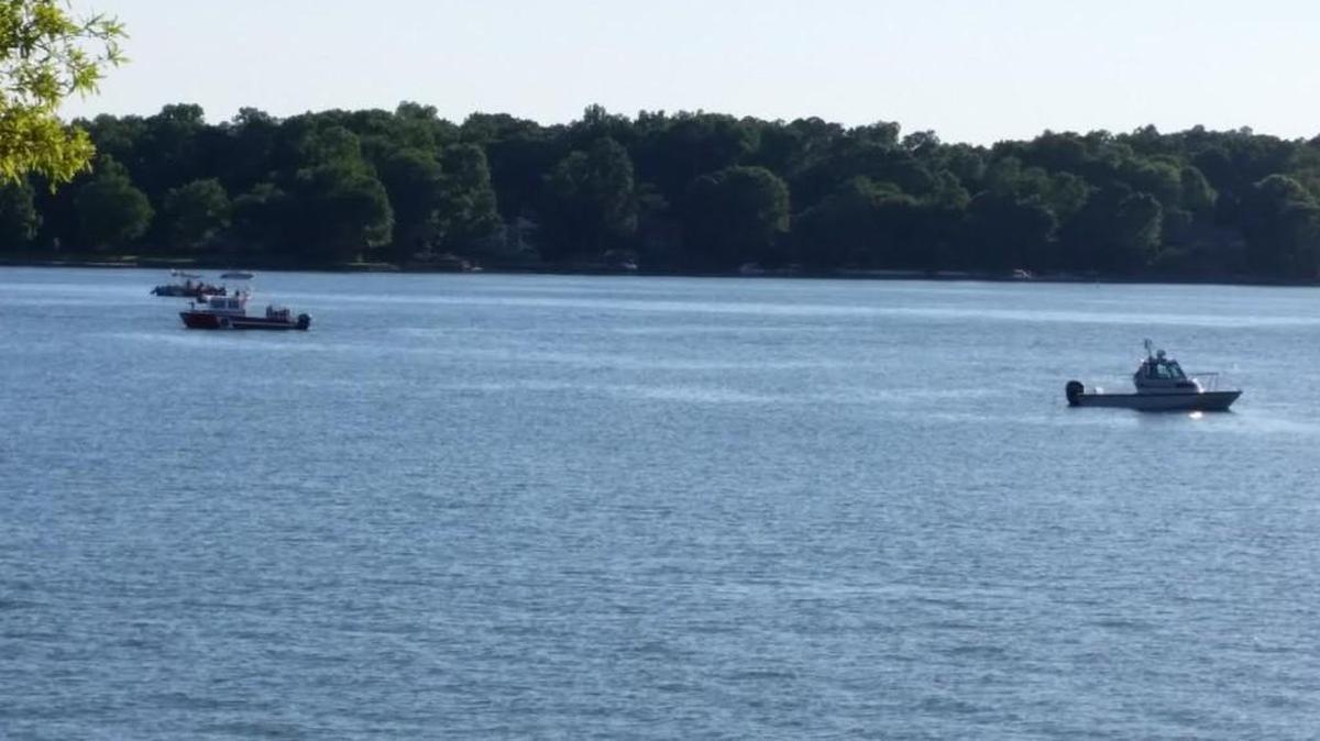 Crews from Charlotte and York County were searching Lake Wylie for a person reported missing in the water Wednesday afternoon.