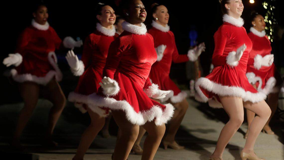 Photos: ‘RockHettes’ kick off ChristmasVille in downtown Rock Hill