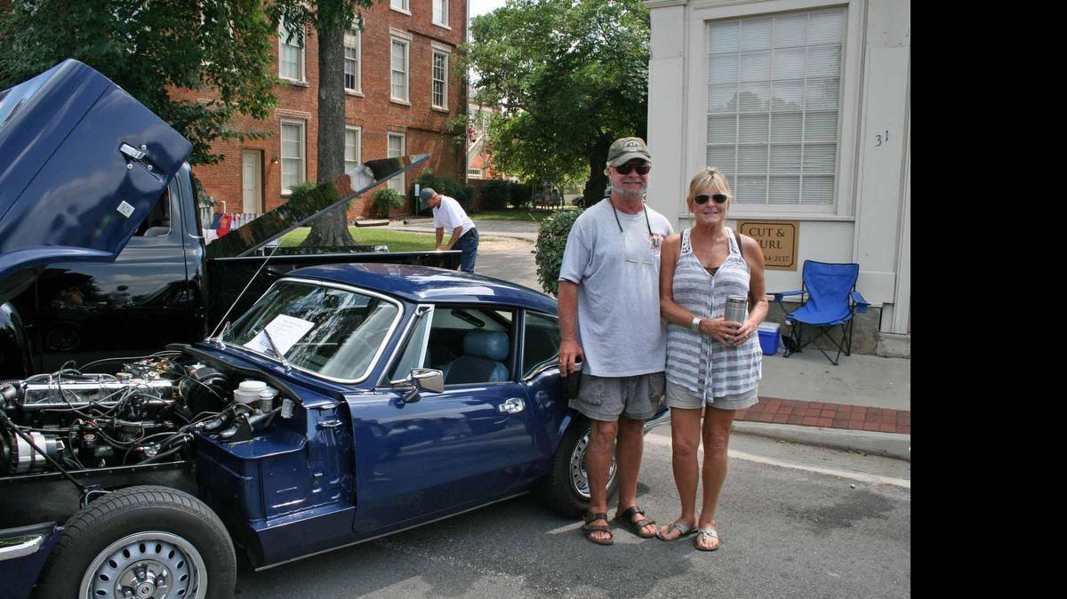 
Kathryn and husband Lester Kitts of Lake Wylie enjoyed car shows.
