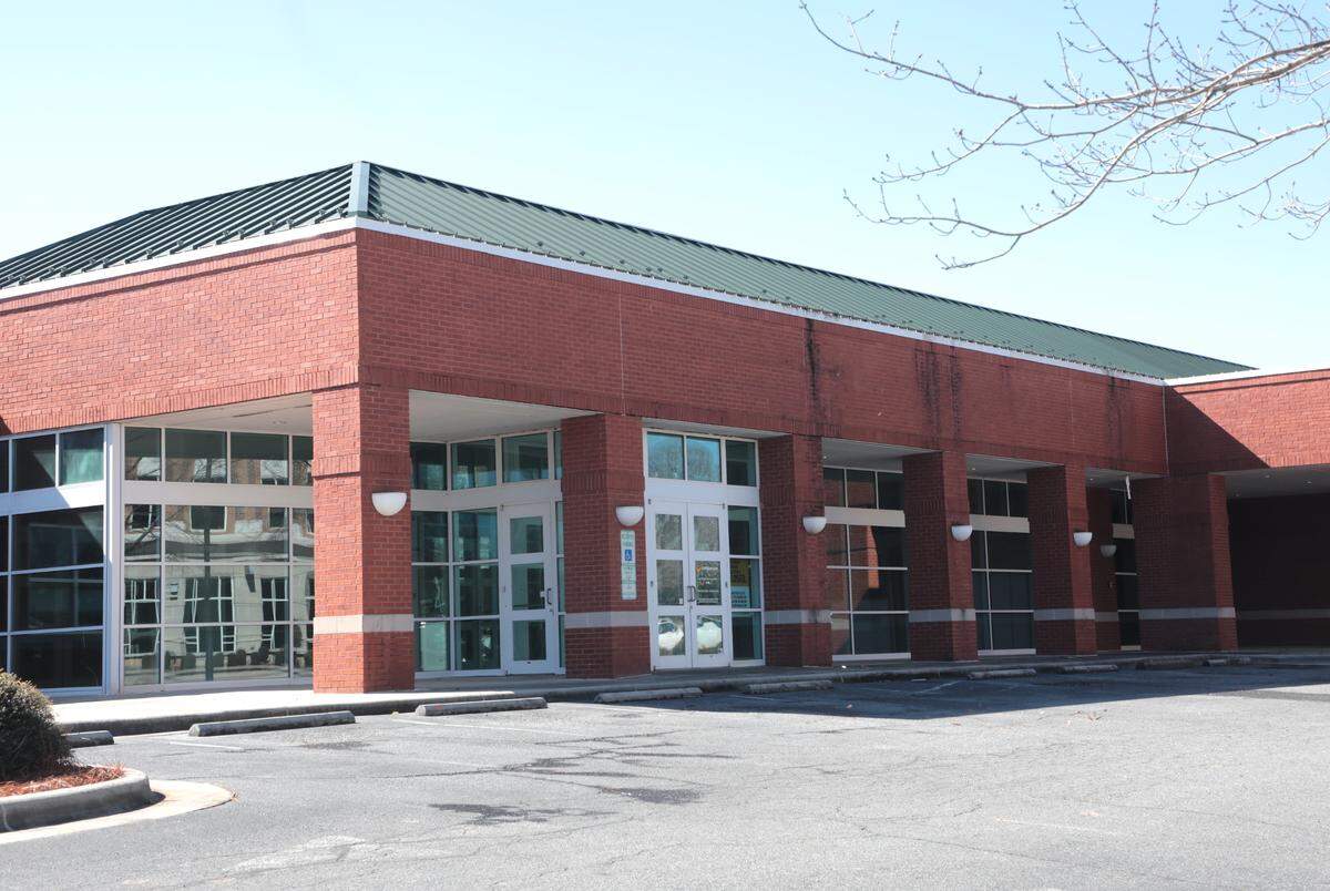 A former Comporium service center on Main Street in Rock Hill will be demolished.