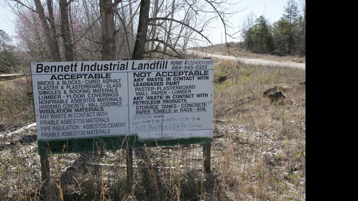 
The Bennett Landfill fire in Chester County on S.C. 9 near the Union County line at the Broad River has been burning since November. The fire may soon be extinguished. 
