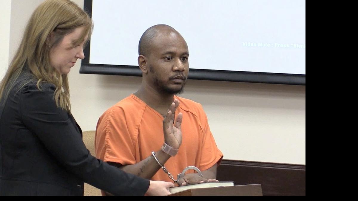 
Terrance Staley appears in court Tuesday with his lawyer, Ashley Anderson.
