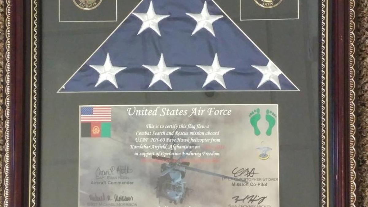 The plaque honoring late Fort Mill Marine T.J. Dudley that Lori Coffey found in a Florida thrift store. Coffey contacted The Herald and the plaque is going to be presented to Dudley’s family.