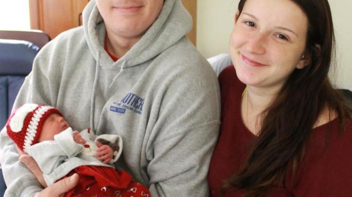 First baby of 2017 in York County born at PMC; meet Zolee Cleveland