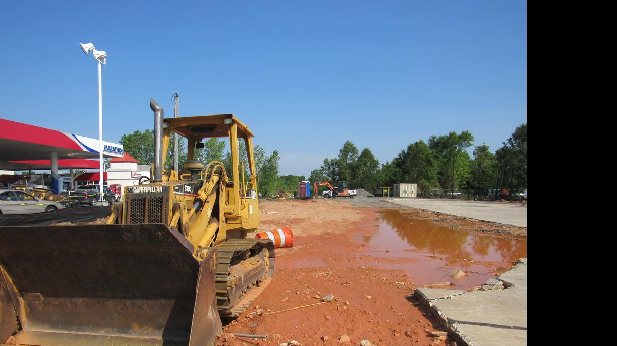 
Site of the former Waffle House on North Cherry Road near Interstate 77 in Rock Hill where the old restaurant was demolished. a New Waffle House is being built on the site and will open in September.

