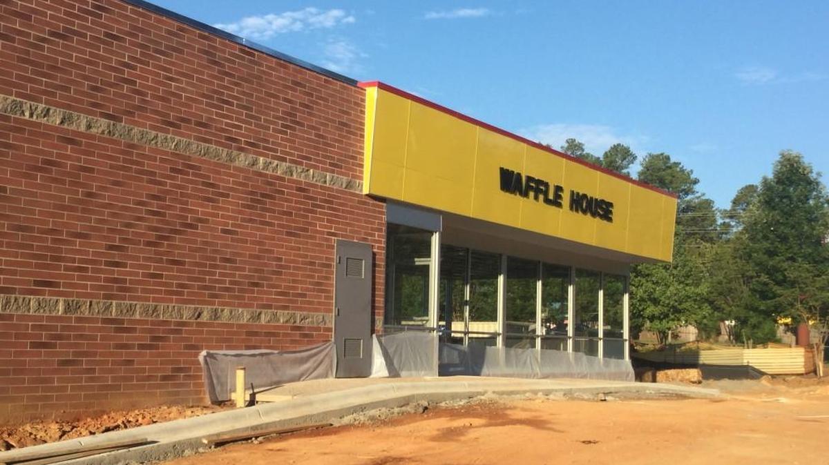 The Waffle House under construction at the corner of U.S. 21 and Regent Parkway in Fort Mill.