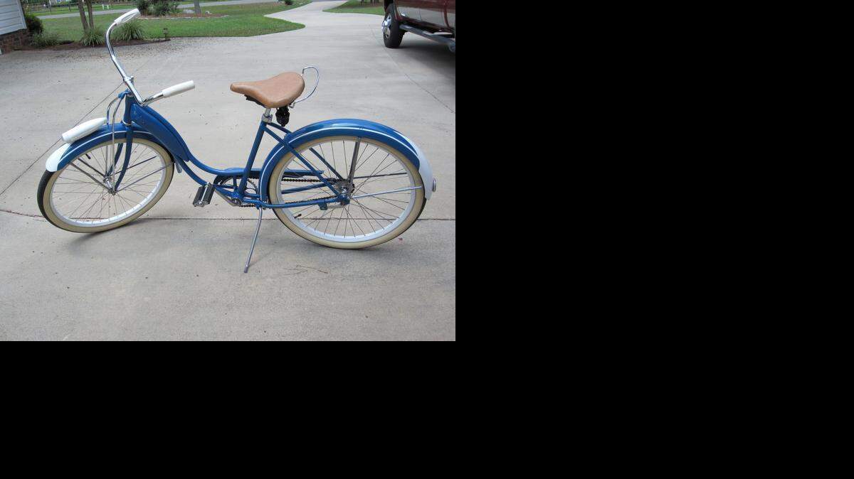 
The 1949 Schwinn bicycle stolen from Doris Bennett’s garage this week.
