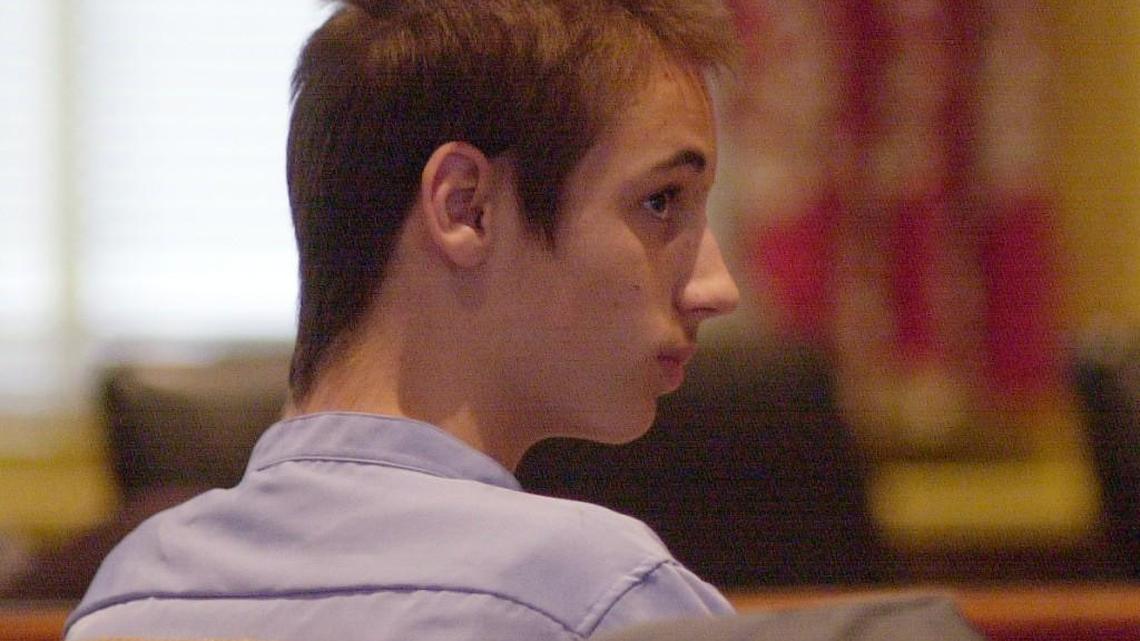 Christopher Pittman in court in Chester in 2004.