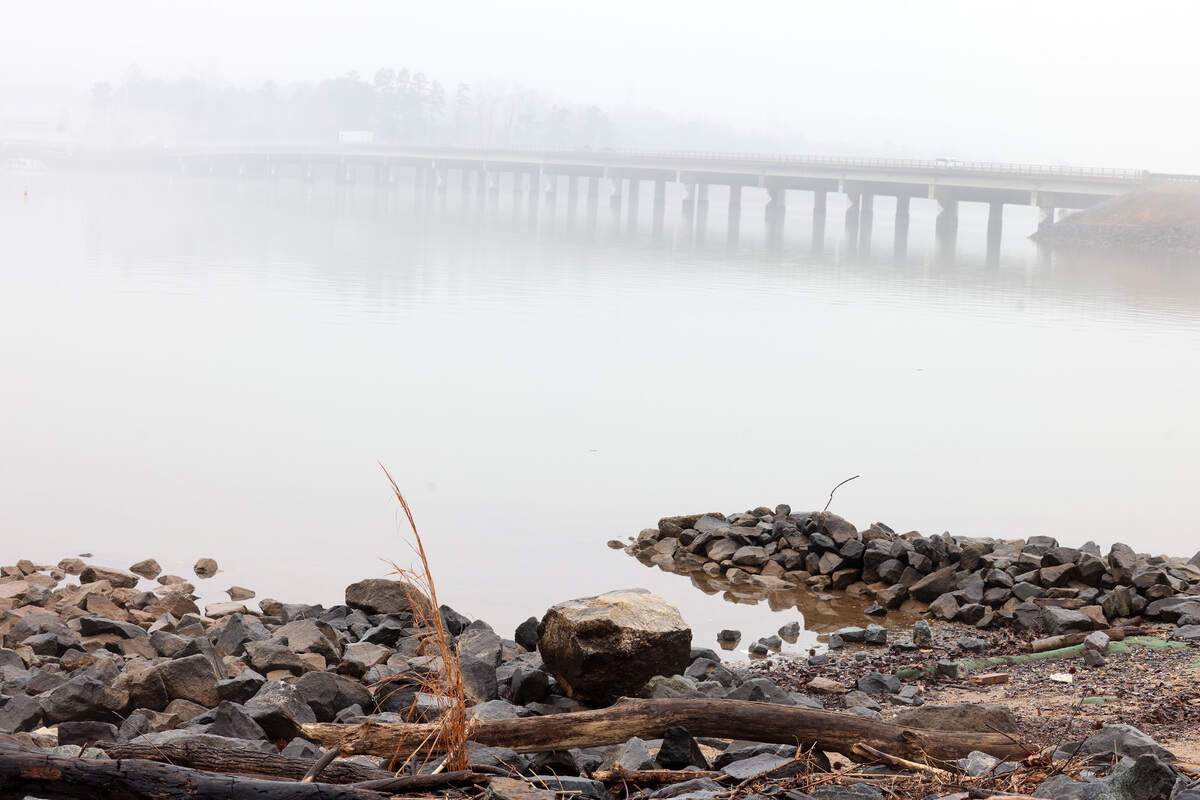 Fog hangs over the Buster Boyd Bridge Wednesday in Lake Wylie, S.C. Funtown Play Cafe in Lake Wylie to open for children’s parties. It’s slated to open in March.