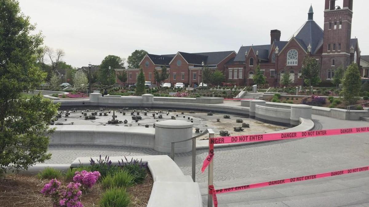 The fountain at downtown Rock Hill’s Fountain Park will be closed for up to four months for repairs.