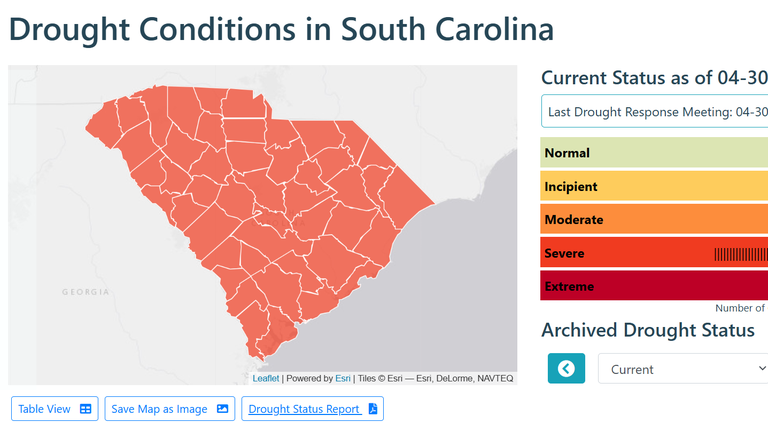 Rock Hill region, and all of SC, moves into severe drought as conditions worsen