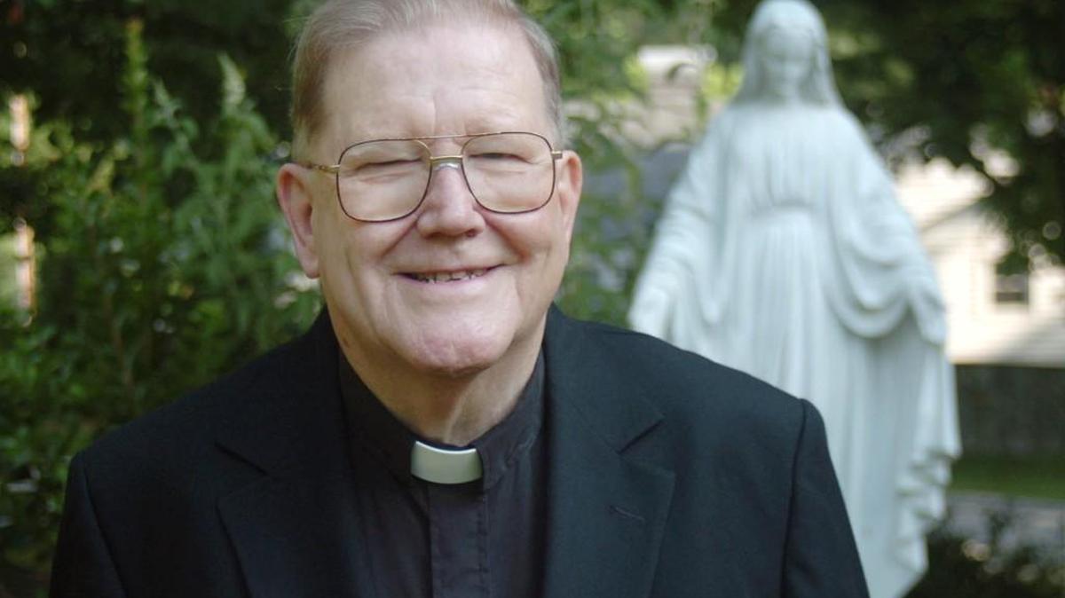 The Rev. Joseph Wahl in 2006, on the occasion of celebrating his 50th anniversary of being a priest.