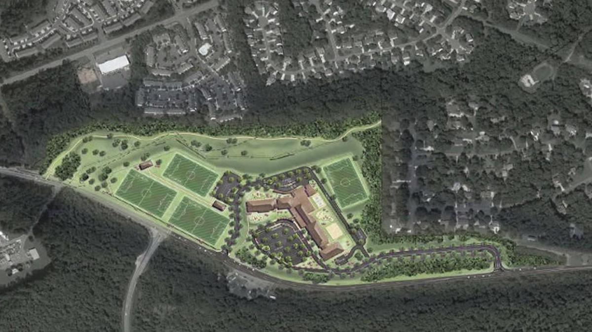A rendering of plans for the Fort Mill schools’ Riverview Athletic Complex.