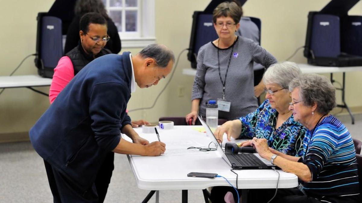 Voters all over York County cast ballots Tuesday in municipal and county-wide elections.