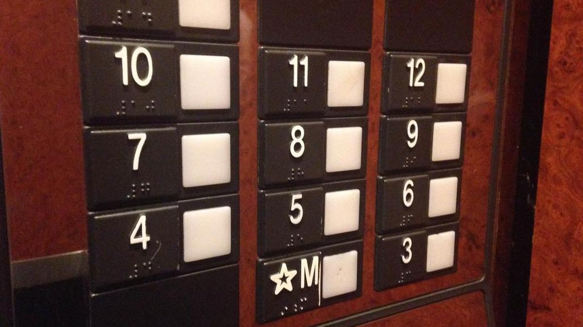 Elevators in the 25-story Capitol Center do not list a 13th floor.