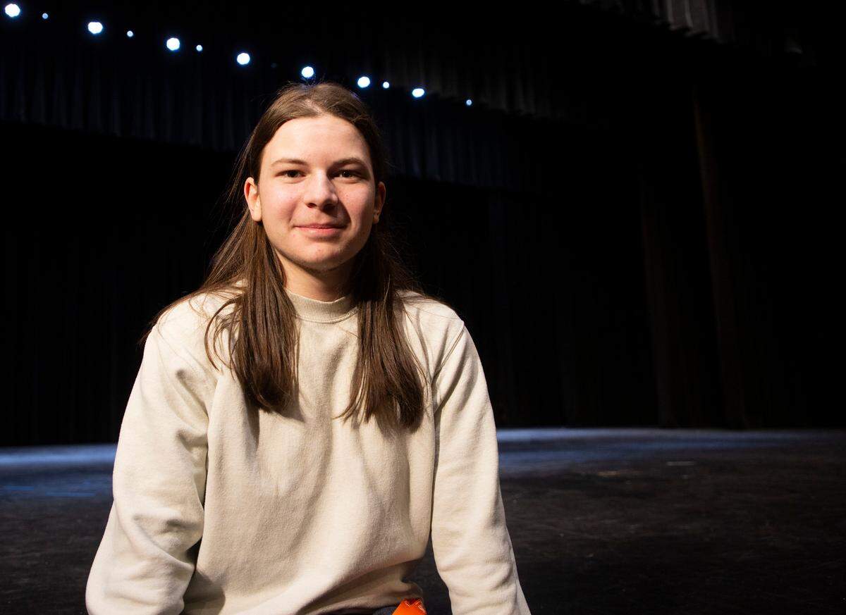 Jaden Erickson, 16, joined the Rock Hill High School theater program in ninth grade.
