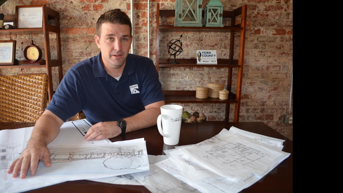 
Justin Smith, one of the owners of Vinyet Architecture, prefers to sketch most of his ideas by hand. 
