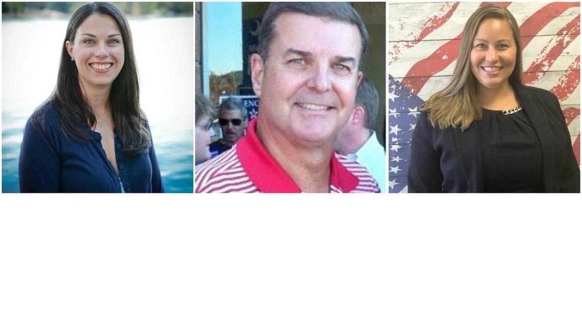 From left, Overman, O’Neal and Dasch