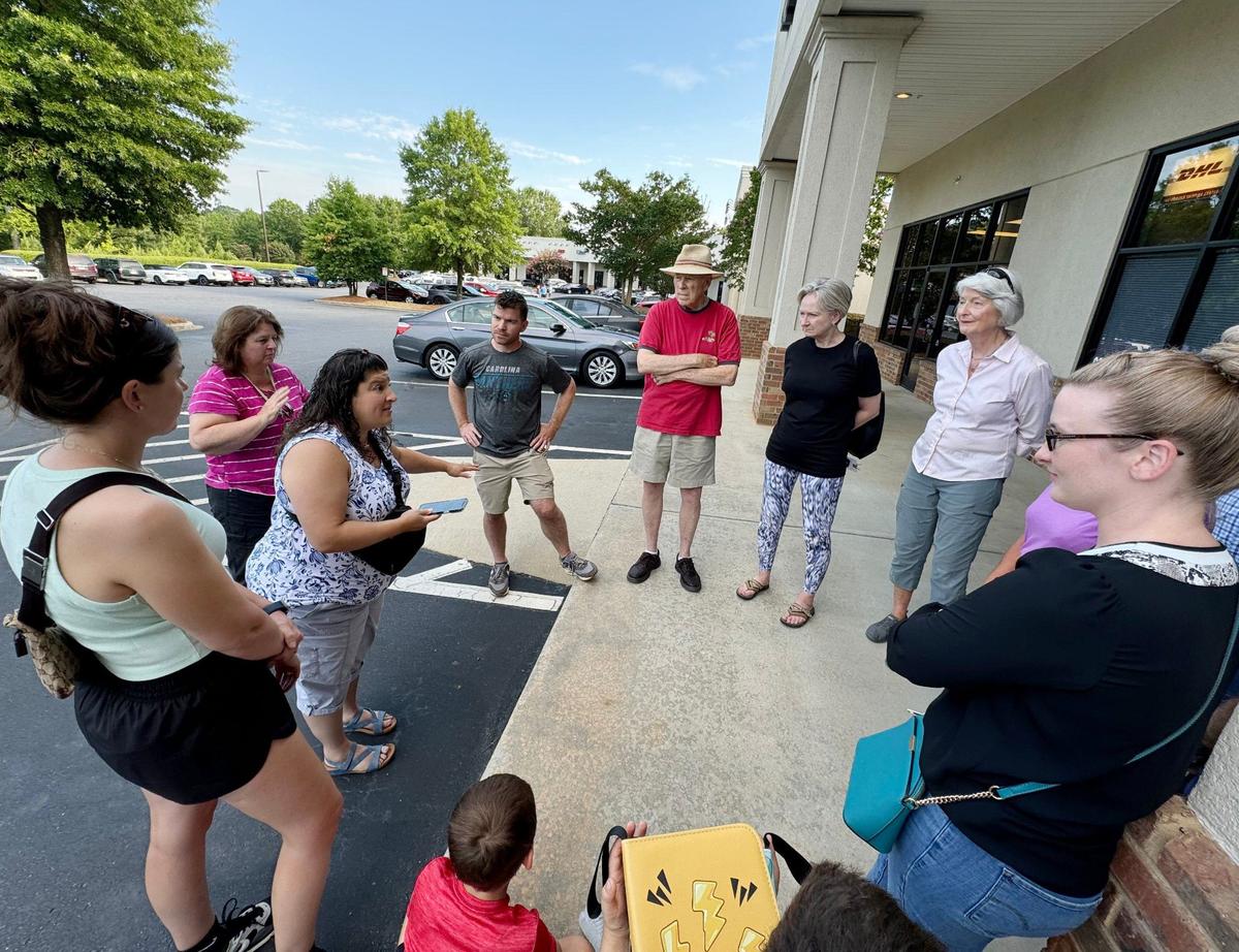 Concerned residents gather in Fort Mill Thursday to voice their concerns about the Silfab Solar’s plan to open in Fort Mill. York County issued a response backing the company after zoning controversy on whether it should be allowed.