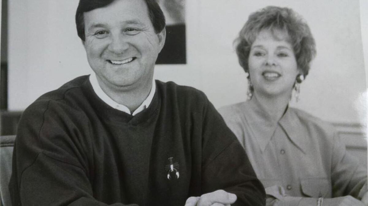 Larry and Kathy Bigham in 1993.
