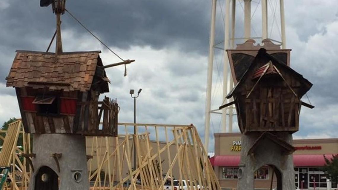 This photo from the High Seas Miniature Golf Facebook page shows workers at the course site at 10001 Charlotte Highway in Fort Mill.