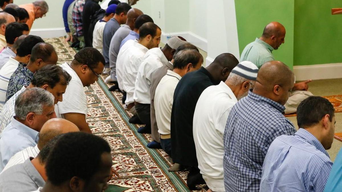 
A 2013 file photo of public prayers at Masjid-Al-Salaam “Mosque of the Peace” in Rock Hill
