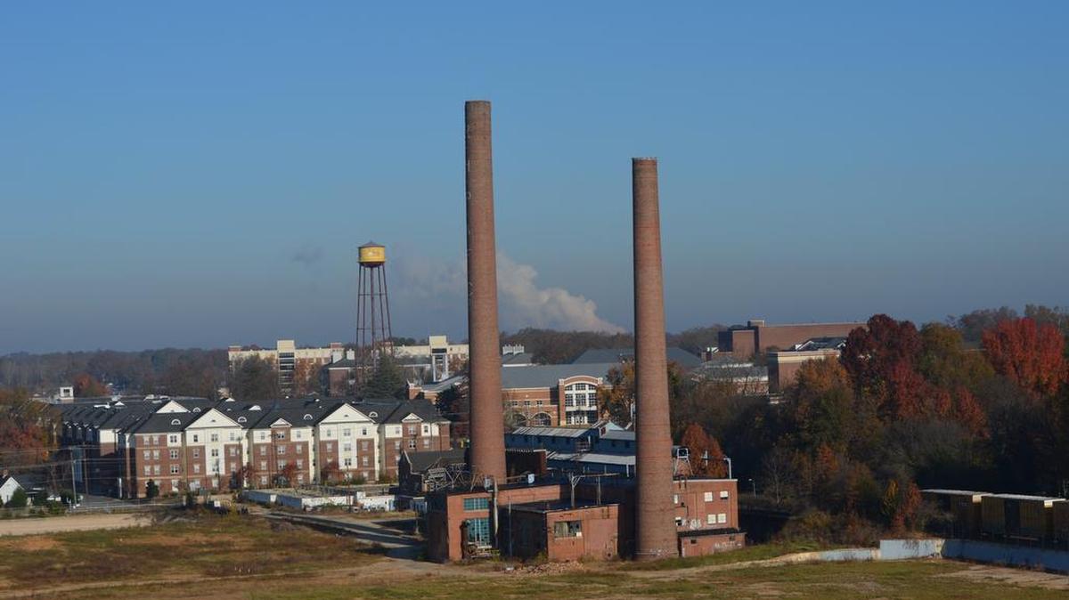 The site of the former Rock Hill Printing & Finishing Co., more commonly known as The Bleachery, is home to Rock Hill’s Knowledge Park technology hub.