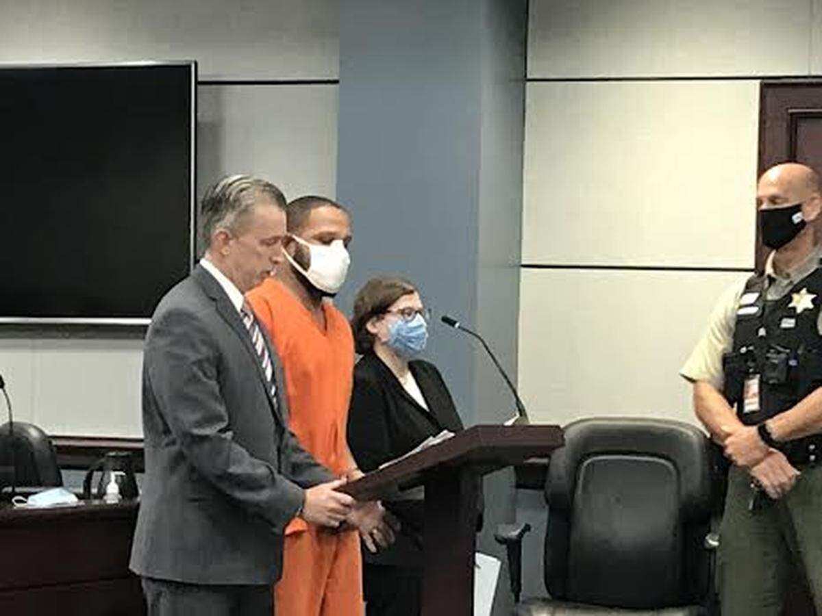 In this file photo from August 2021, Ricky Price, center was in court for a bond hearing with his lawyers B.J Barrowclough and Melissa Inzerillo of the York County Public Defender’s Office. Price has filed lawsuits against the city of Rock Hill and the city police department.