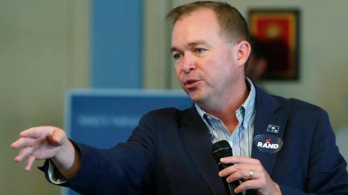 U.S. Rep. Mick Mulvaney, R-S.C., spoke at a Rock Hill rally for GOP presidential hopeful Rand Paul last month. Mulvaney lined up with other House conservatives this week to support Paul Ryan’s bid to become speaker.
