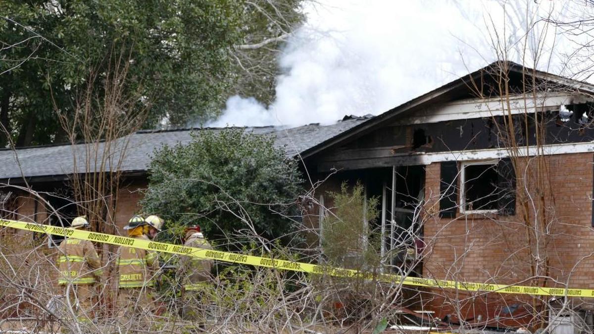 Fire crews on the scene of a deadly house fire on Lakeview Drive in York.