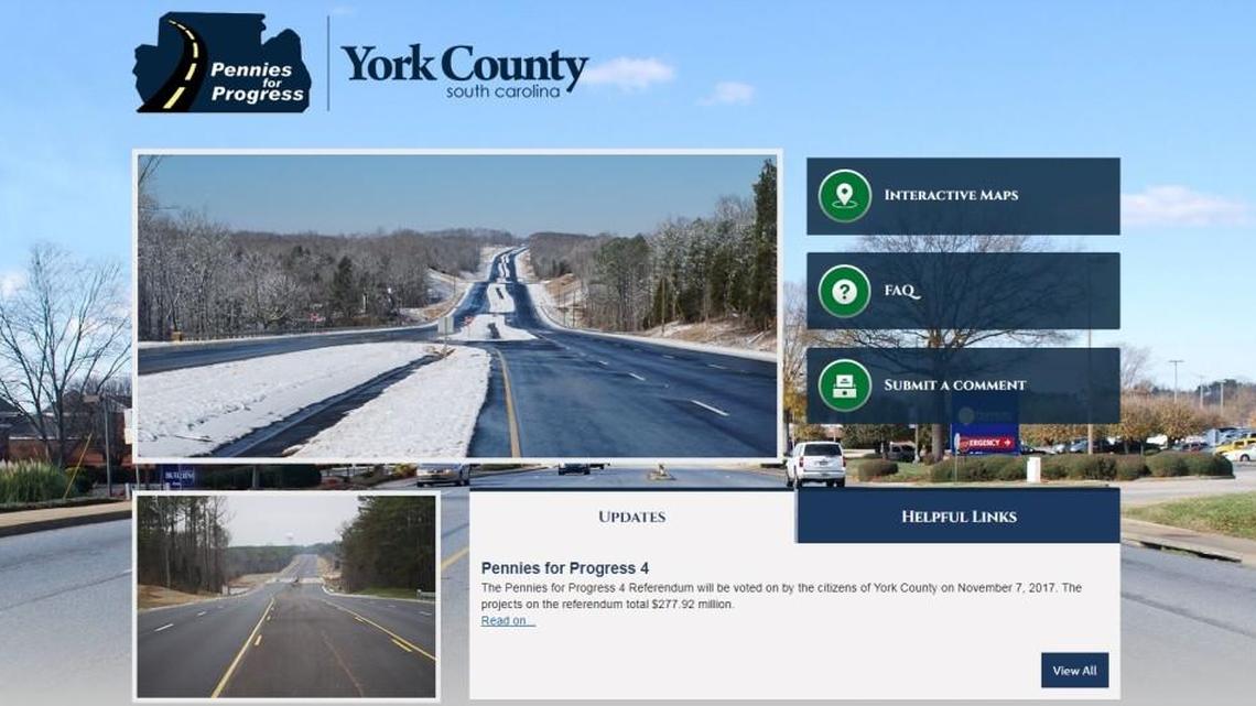 York County has launched a new Pennies for Progress website.