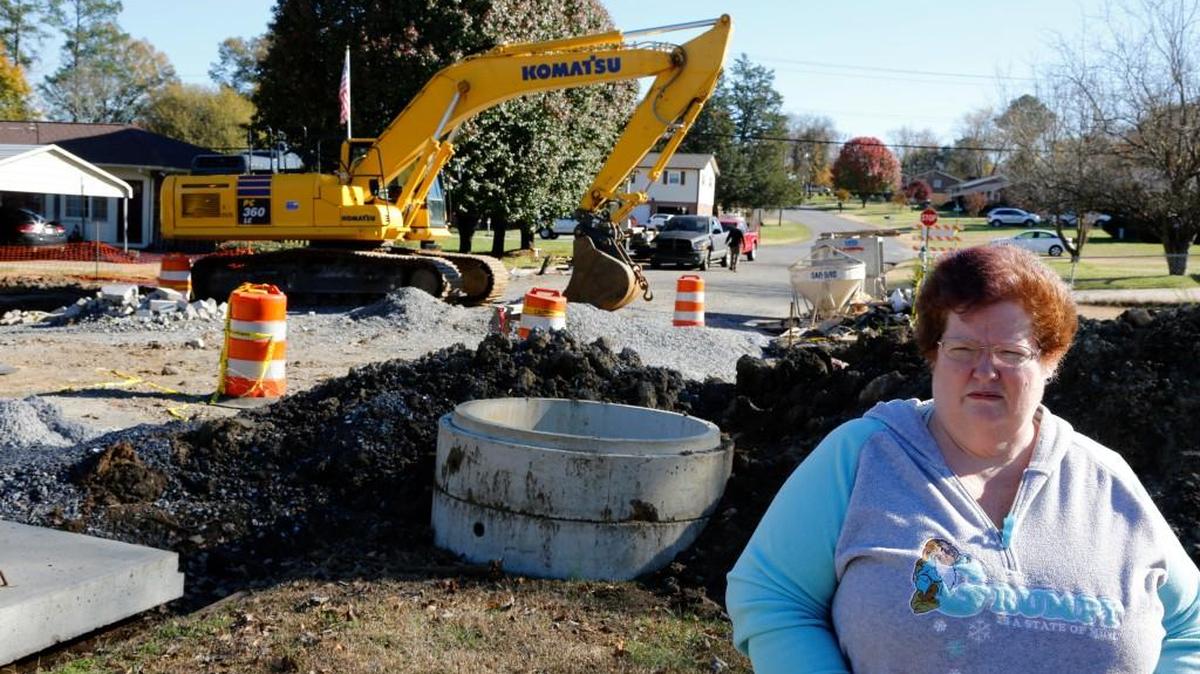 Kimberly Persaud lives at 1619 Woodhaven Road on the corner of Pine Valley Road in Rock Hill, and says equipment regularly blocks her driveway and mailbox.