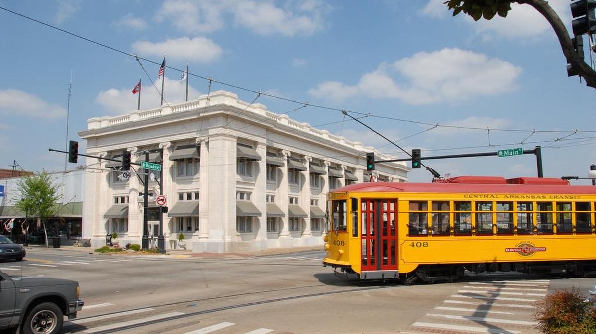 A streetcar, like this one pictured in Arkansas, has been discussed in plans to link Winthrop University to downtown Rock Hill through the Knowledge Park area.