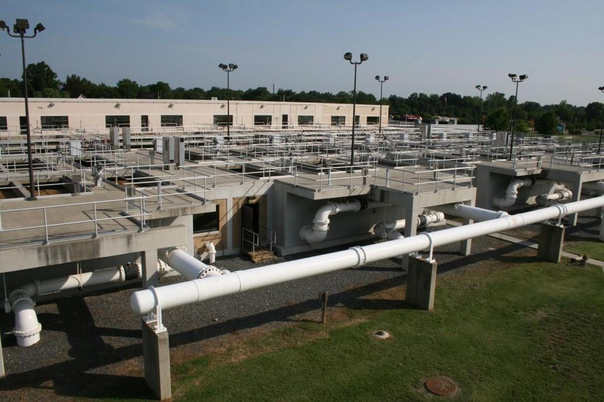 This Herald file photo shows the Rock Hill water filter plant on Cherry Road. Earlier this week there were reports of discolored water in Rock Hill.