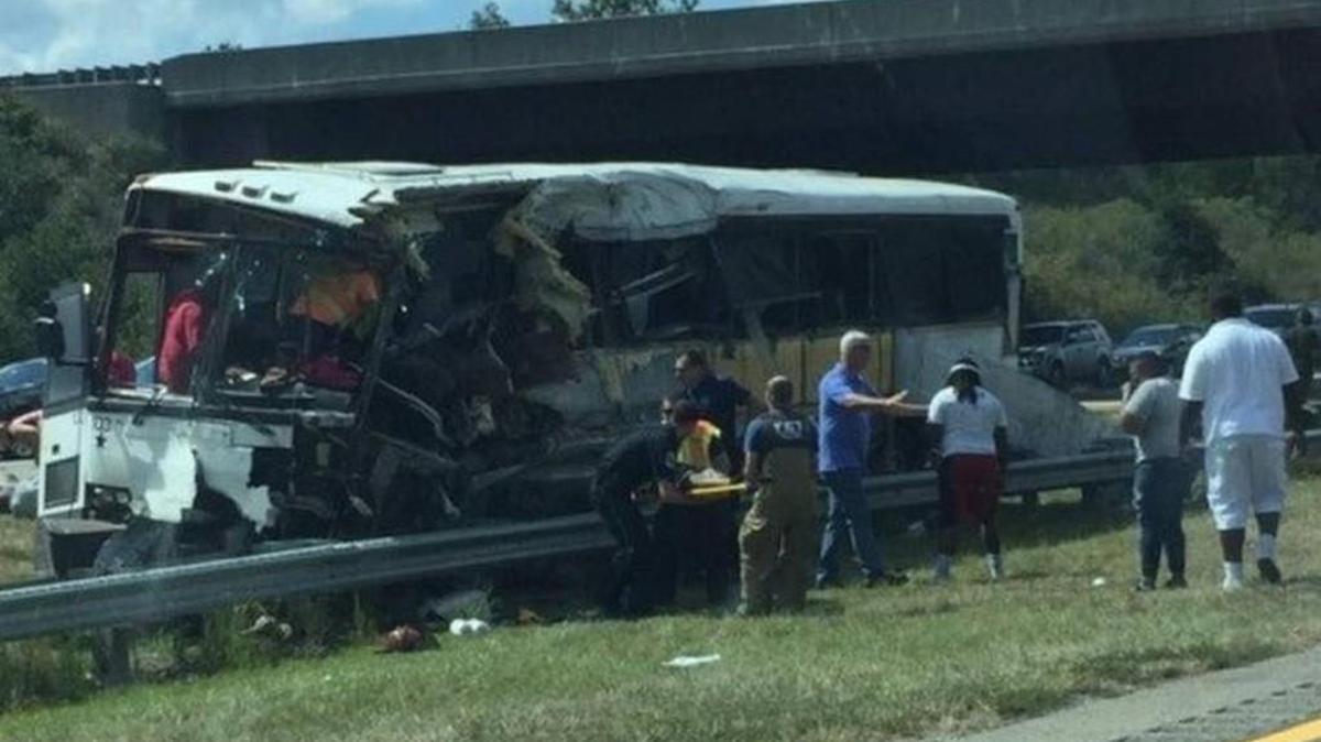Four people were killed, including an 8-year-old boy, after a charter bus carrying football players from Rock Hill crashed Sept. 17 near Hamlet, N.C. Troopers say a tire blowout caused the crash, which sent more than 40 other people to area hospitals.