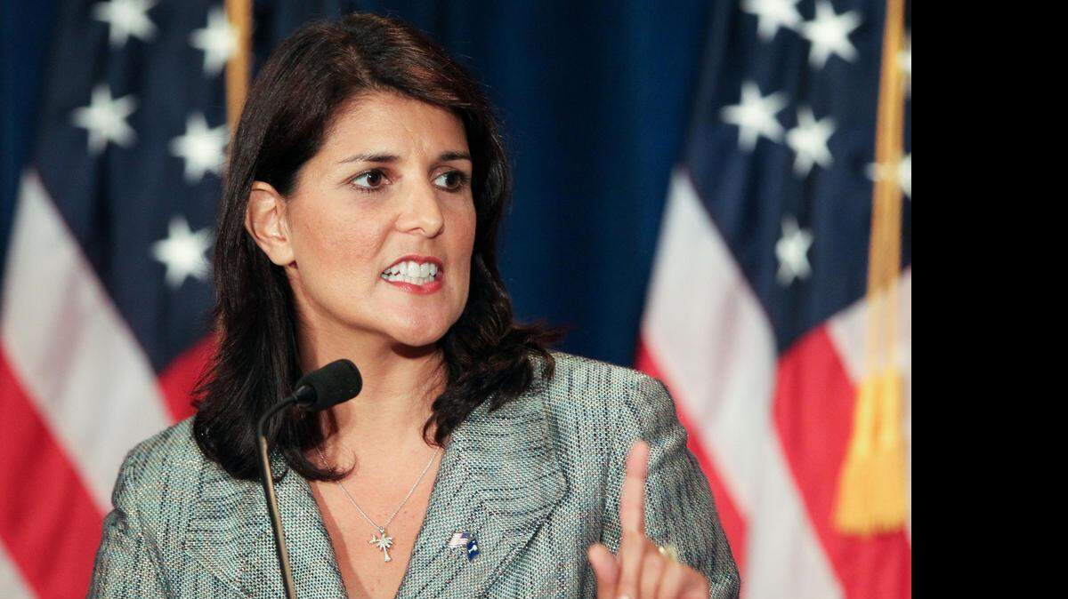 
Gov. Nikki Haley

