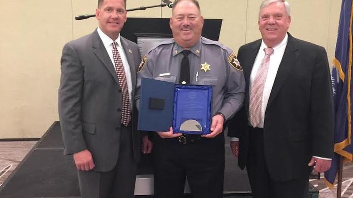 From left: Sheriff Barry Faile, Sgt. Bill Murphy, Lt. Monty Craig