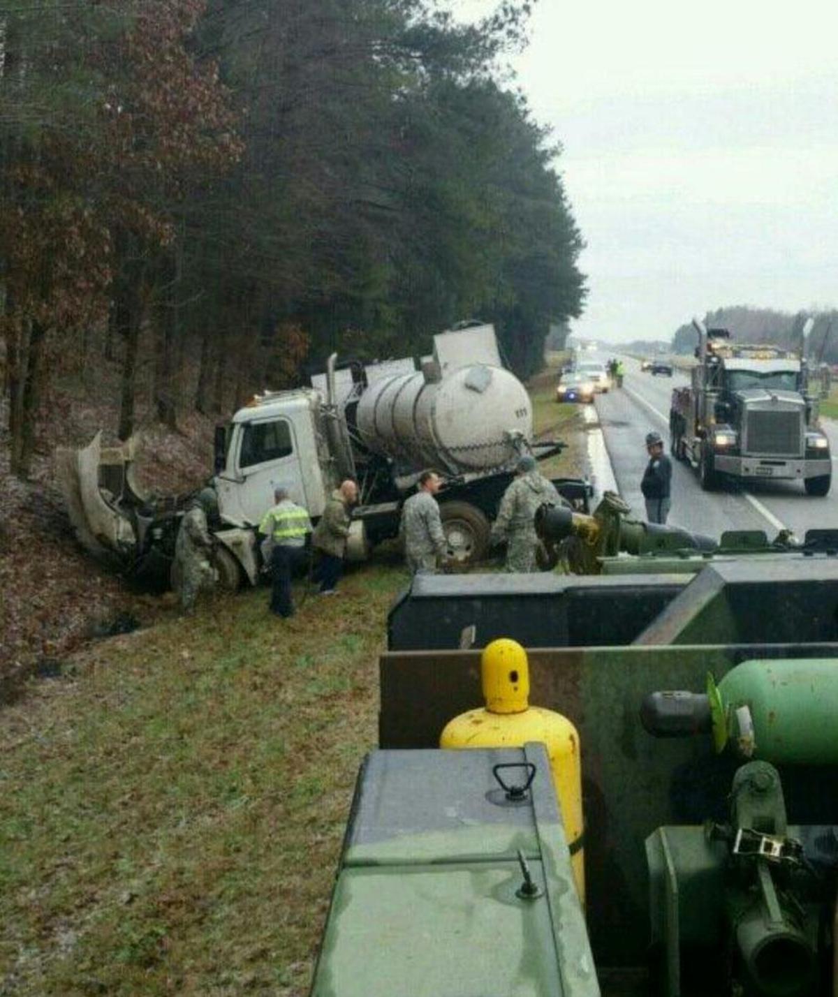 178 th Soldiers from Rock Hill assist the S.C. Highway Patrol in Chester County.